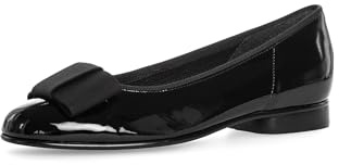 Gabor Assist-Patent, Women's Ballet Shoes, Black (Black Patent), 4 UK