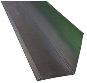 Wandanschlußblech 1 m lang Titanzink 0,7 mm (groß)
