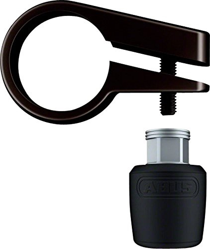 Abus Saddle/Post Lock Nutfix Seatpost Clamp/Lock, 28.6 Diameter, Black