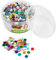 Rayher Soft Glas Mosaik Mix 1x1cm, Dose 500g ,14794999