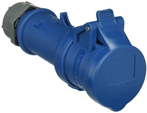 Mennekes (Unternehmen) 101300065 prolongadores CEE Pro Top, Ausgänge, 230 V, 50–60 Hz, 16 A, 3 pol, IP 44 Grad Schutz, 10 Paket, Blau