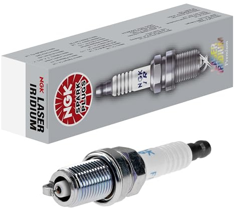 NGK Candela accensione 4709 Elettrodo centrale - iridio 1 Elettrodo di massa schermato/a 5 kOhm con sede-tenuta piatta Attacco/Raccordo-SAE fisso Apertura chiave: 16 mm Lunghezza filettatura: 19,0mm