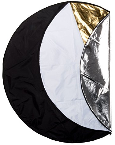 DÖRR vikfläktor-set, 5-i-1, Blå, guld, silver, vit, Ø 132 cm