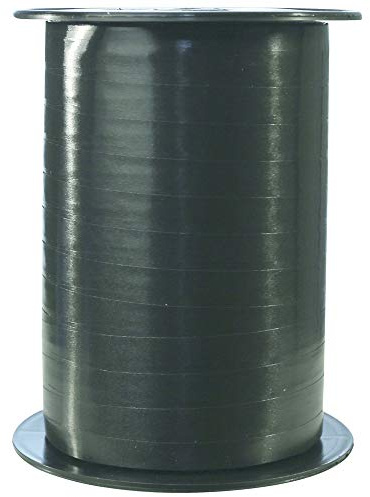 Clairefontaine 601729C - Bobina di nastro liscia - 500mx0,7 cm - Nero - nastro decorativo per regali, Fai da Te, carta da regalo