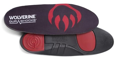 WOLVERINE Men's DuraShocks Insole, Black, 11 UK