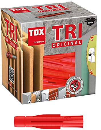TOX cheville universelle Tri 5 x 31 mm, 100 pièces, 010100021