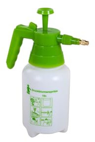 BURI Druckblumenspritze 1 Liter Blumensprüher Pumpsprüher Drücksprüher Gartenspritze