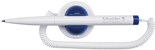 Schneider Kugelschreiber KLICK-FIX-PEN blau, mit Teleschnur Schreibwaren