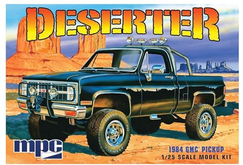 MPC - 1984 GMC Pickup,14 years to 15 years (White), 1:25 (MPC847)