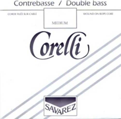 CUERDA CONTRABAJO - Salvarez (Corelli 383/M) (Niquel Entorchado) 3ª Medium Bass 4/4 A (La)