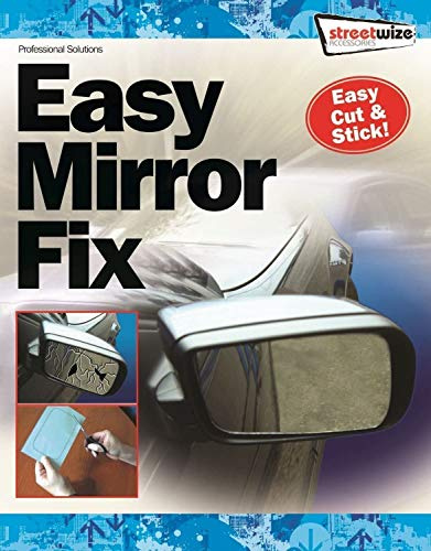 Streetwize - Easy Fix Mirror Repair Kit - 10 x 7 Inch - Cut to Size Wing Mirror Fixing Kit - Ideal For: Cars, Vans, 4x4's and Motorhomes