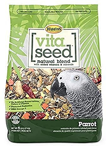 Higgins Vita Seed Natural Parrot 5 Lb, Large