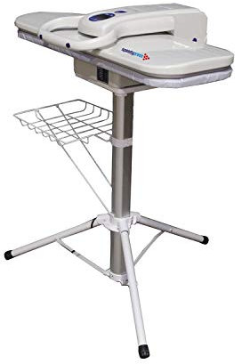 Presse à Repasser à Vapeur Ultra XL avec Support – la Plus Grande et la plus Avancée pour la Maison (90cm x 31cm, 2.200 watt) pour un Repassage Ultra Rapide + Housse de Rechange et Mousse Sous-Feutre