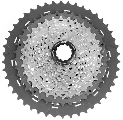 Shimano Deore XT CS-M8000 Cassette - 11 Speed, 11-46t, Gray