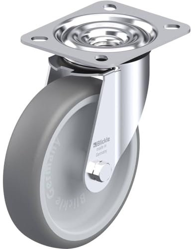 Blickle 605576 Rotella girevole per apparecchiature, Ø 125 mm