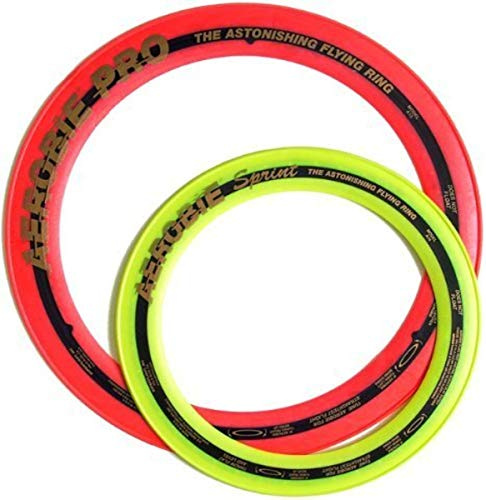 Aerobie - Juego de Anillo Profesional (13 Pulgadas) y Anillo Aerobie Sprint (10 Pulgadas)