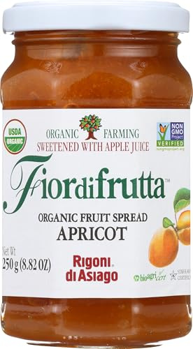 Rigoni di Asiago FRUIT SPRD APRICOT ORG, 8.81 ounce (pack of 1)