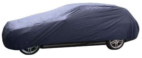 PETEX Autoabdeckplane Ganzgarage Größe L (ca. 482 x 178 x 119 cm), Nylon, blau