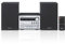 Panasonic Micro HiFi-Anlage, Bluetooth, SC-PM250EF-S I 20 W, Digitalverstärker, CD-Player, FM-Radio, USB-Anschluss, automatische Abschaltfunktion, Vintage-Design, silberfarben – französische Version