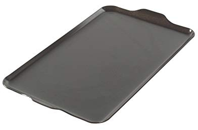 Nordic Ware Two Burner Griddle, 10.3 x 17.4 inches, Non-Stick, Black