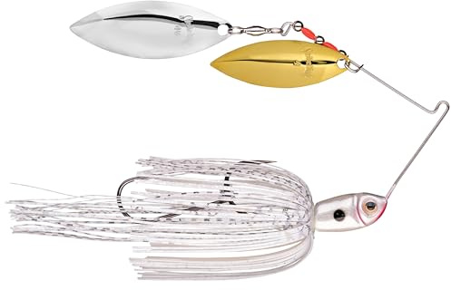 Strike King Premier Plus Spinnerbait - Willow/Willow (Super White, 0.5-Ounce)