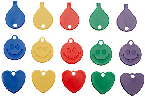 Burton & Burton Balloon Weight Primary Colors, Pack Of 50