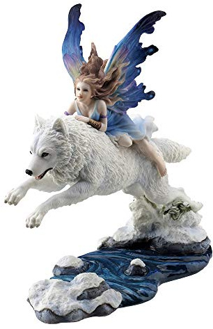 Nemesis Now Free Spirit - Figura Decorativa (31 cm, 27 cm), Color Blanco