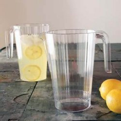 1.4 Litre / 50oz Plastic Disposable Party Pitcher Jugs x 5