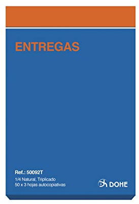 DOHE 50092T Carnet de livraisons A4 Feuilles triples