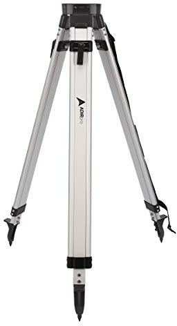 AdirPro Aluminum 5/8-Inch 11-Threaded Flat Head Tripod with Quick Clamp (Black)