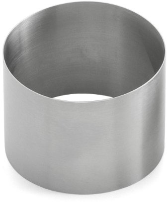 Weis Dessertring, Edelstahl, Silber, 6cm