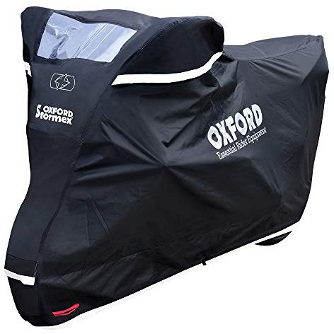 OXFORD PRODUCTS CV332 Oxford Stormex Outdoor Waterproof Motorcycle Cover, Black, Large