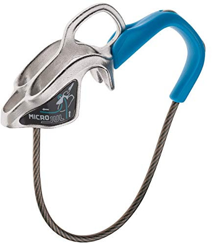EDELRID Micro Jul Sicherungsgerät Silber/blau