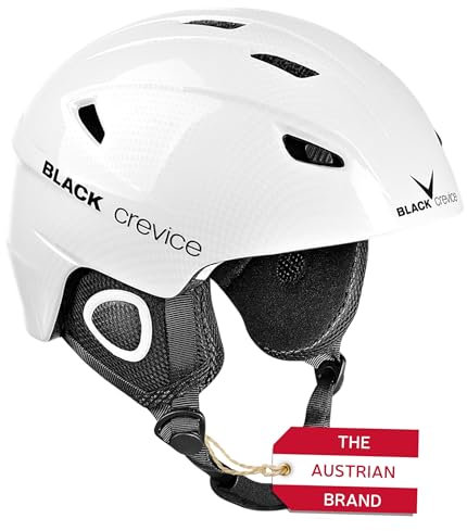 Black Crevice skidhjälm Kitzbühel, BCR143764, vit kol, storlek S