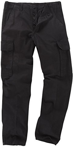 Army and Outdoors German Moleskin Trousers - Black (32)