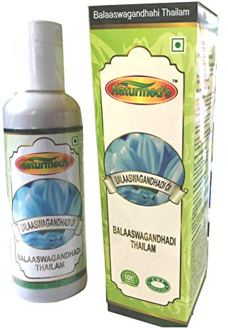 Naturmeds Balaaswagandhadi Öl (Ayurvedisches Massageöl zur Stärkung von Knochen, Muskeln und Nerven, 100% natürlich) 150ml
