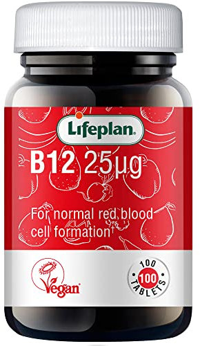 Lifeplan Vitamin B12 25 ug 100 Tablets
