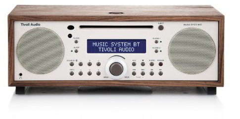 Tivoli Music System BT MSYBT-1460-EU - Sistema di altoparlanti con Bluetooth UKW/MW/CD 2.1, colore: Noce/beige