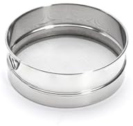 De Buyer - Tamis en inox aux mailles serrées (Ø 0.8mm) - Diamètre 16 cm -, Argent