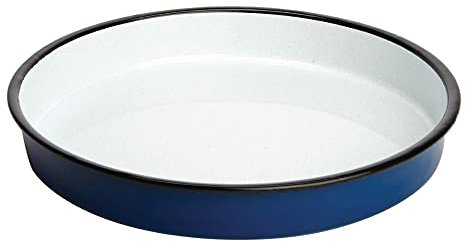 Olympia Enamel Round Serving Tray Made of Steel Dishwasher Safe 45x320mm