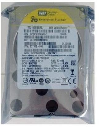 Western Digital WD1600BLHX - Disco rigido interno VelociRaptor, 160 GB, 10000 RPM, 32 MB SATA 6,0 Gb/S 2,5