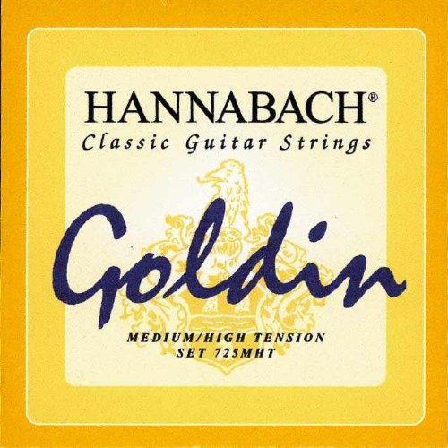 Hannabach 725MHT Goldin Konzertgitarre-Saiten Medium / High Tension