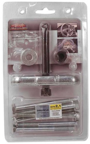 Lenkrad-Abzieher-Set, 11 teilig, Polradabzieher Werkzeug, Lagerabzieher, Harmonic Balancer