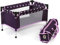 Bayer Chic 2000 652 71 Reisebett, Puppenbett für Puppen bis 50 cm, 3 Jahre to 8 Jahre , Stars lila
