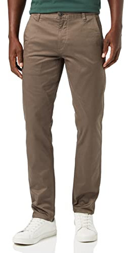 Dockers Alpha Original Khaki Pantalon Homme Dark Pebble, 36W / 32L