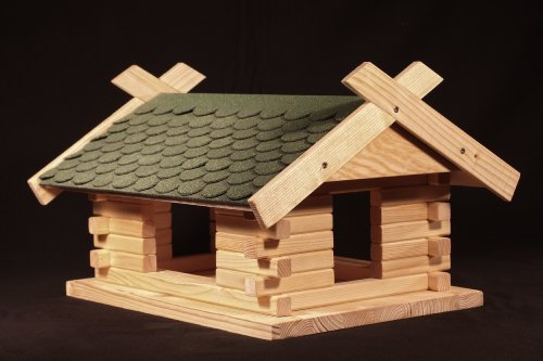Martinshof Rothenburg Diakoniewerk Vogelhaus Bausatz (Groß) - Grün Futterhäuschen, Vogelhäuschen L: 44,00 cm B: 38,50 cm T: 28,50 cm