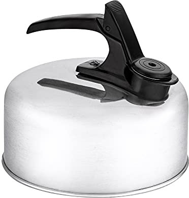 Pendeford - Bollitore con fischio, 1 l Argento