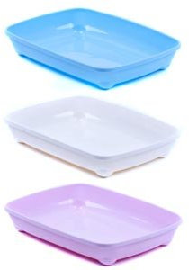 Katzentoilette Schalentoilette Katzenklo 37-57 cm XXL Sonderpreis (rund, 37 cm)