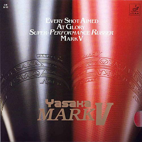 Yasaka Belag Mark V Farbe 1,8 mm, schwarz, Größe 1,8 mm, schwarz