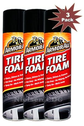 Armor All Tire Foam Cleaner 3x500ml = 3pk